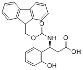 FMOC-(S)-3-氨基-3 -(2 - 羟苯基)丙酸 结构式
