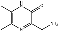 2(1H)-Pyrazinone, 3-(aminomethyl)-5,6-dimethyl- (9CI) 结构式