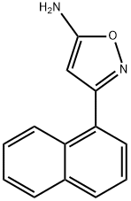 3-萘-1-异噁唑-5-胺 结构式