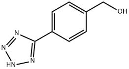 5-(4-羟甲基苯基)-1H-四唑 结构式