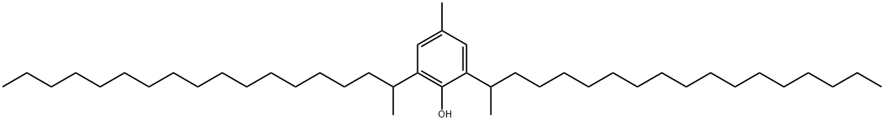 2,6-二(1-甲基十七烷基)对甲酚 结构式