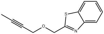 Benzothiazole, 2-[(2-butynyloxy)methyl]- (9CI) 结构式