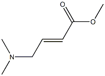 2- BUTENOICACID,4-(二甲基氨基) - ,甲酯(9CI) 结构式