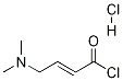 反式-4-二甲基胺基巴豆酰氯盐酸盐 结构式