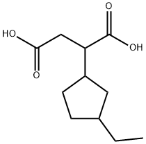 Butanedioic acid, (3-ethylcyclopentyl)- (9CI) 结构式