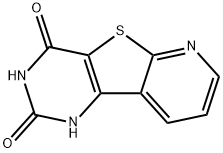 Pyrido[3',2':4,5]thieno[3,2-d]pyriMidine-2,4(1H,3H)-dione 结构式
