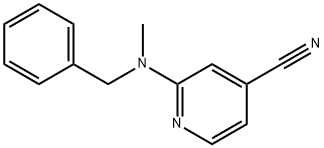 2-(苄基(甲基)氨基)异氰吡啶 结构式