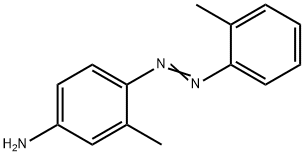 4-(邻甲苯基偶氮)间甲苯胺 结构式