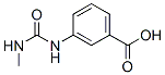 Benzoic acid, 3-[[(methylamino)carbonyl]amino]- (9CI) 结构式