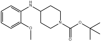 1-BOC-4-[(2-METHOXYPHENYL)AMINO]-PIPERIDINE 结构式