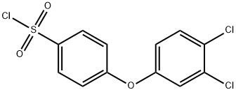 4-(3,4-二氯苯氧基)苯磺酰氯 结构式