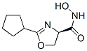 4-Oxazolecarboxamide,2-cyclopentyl-4,5-dihydro-N-hydroxy-,(4R)-(9CI) 结构式