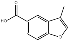 3-甲基苯并呋喃-5-羧酸 结构式
