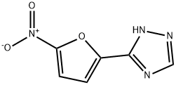 3-(5-NITRO-2-FURYL)-4H-1,2,4-TRIAZOLE 结构式