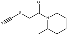 Thiocyanic acid, 2-(2-methyl-1-piperidinyl)-2-oxoethyl ester (9CI) 结构式