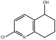 2-CHLORO-5,6,7,8-TETRAHYDROQUINOLIN-5-OL 结构式