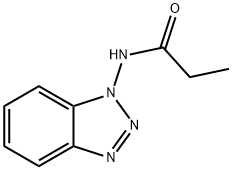 Propanamide,  N-1H-benzotriazol-1-yl- 结构式