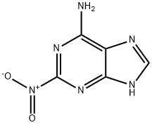 1H-Purin-6-amine,  2-nitro-  (9CI) 结构式