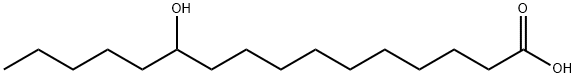 11-羟基十六酸 结构式