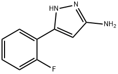 3-Amino-5-(2-fluorophenyl)-1H-pyrazole 结构式