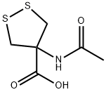 1,2-Dithiolane-4-carboxylicacid,4-(acetylamino)-(9CI) 结构式