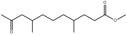 Undecanoic acid, 4,8-dimethyl-10-oxo-, methyl ester 结构式