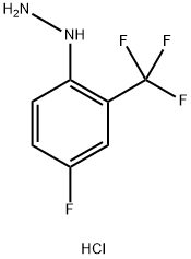 4-氟-2-三氟甲氧基苯肼(HCL) 结构式
