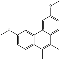 3,6-Dimethoxy-9,10-dimethylphenanthrene 结构式