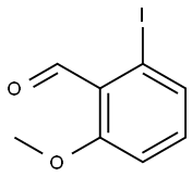 2-IODO-6-METHOXY-BENZALDEHYDE 结构式