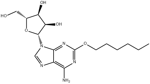 2-hexyloxyadenosine 结构式