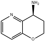 (S)-3,4-二氢-2H-吡喃并[3,2-B]吡啶-4-胺 结构式