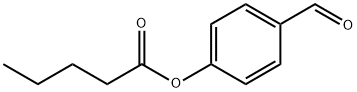 Pentanoic acid 4-formylphenyl ester 结构式