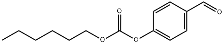 Carbonic acid hexyl 4-formylphenyl ester 结构式