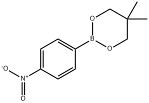 4-硝基苯硼酸新戊二醇酯 结构式