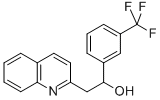 2-(喹啉-2-基)-1-(3-(三氟甲基)苯基)乙烷-1-醇 结构式