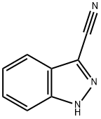 1H-吲唑-3-甲腈 结构式