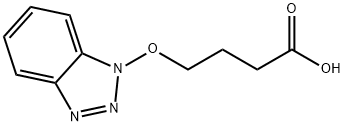 4-(1H-BENZO[D][1,2,3]TRIAZOL-1-YLOXY)BUTANOIC ACID 结构式