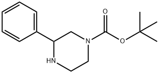 N-1-Boc-3-苯基哌嗪 结构式