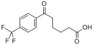 6-OXO-6-(4-TRIFLUOROMETHYLPHENYL)HEXANOIC ACID 结构式