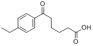 6-(4-ETHYLPHENYL)-6-OXOHEXANOIC ACID 结构式