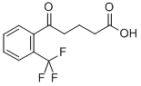 5-OXO-5-(2-TRIFLUOROMETHYLPHENYL)VALERIC ACID 结构式