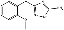 5-(2-甲氧基苄基)-4H-1,2,4-三唑-3-胺 结构式