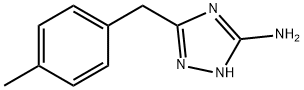 5-(4-甲基苄基)-4H-1,2,4-三唑-3-胺 结构式