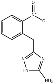 5-(2-硝基苄基)-4H-1,2,4-三唑-3-胺 结构式