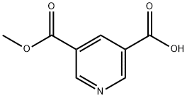 5-(甲氧羰基)烟酸 结构式