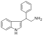2-(1H-吲哚-3-基)-2-苯基-乙胺 结构式