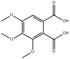 3,4,5-三甲氧基邻苯二甲酸 结构式