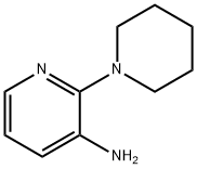 2-(1-哌啶基)-3-吡啶胺 结构式