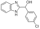 (1H-苯并[D]咪唑基-2-基)(4-氯苯基)甲醇 结构式