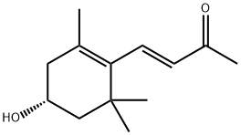 (3R)-3-羟基-Β-紫罗兰酮 结构式